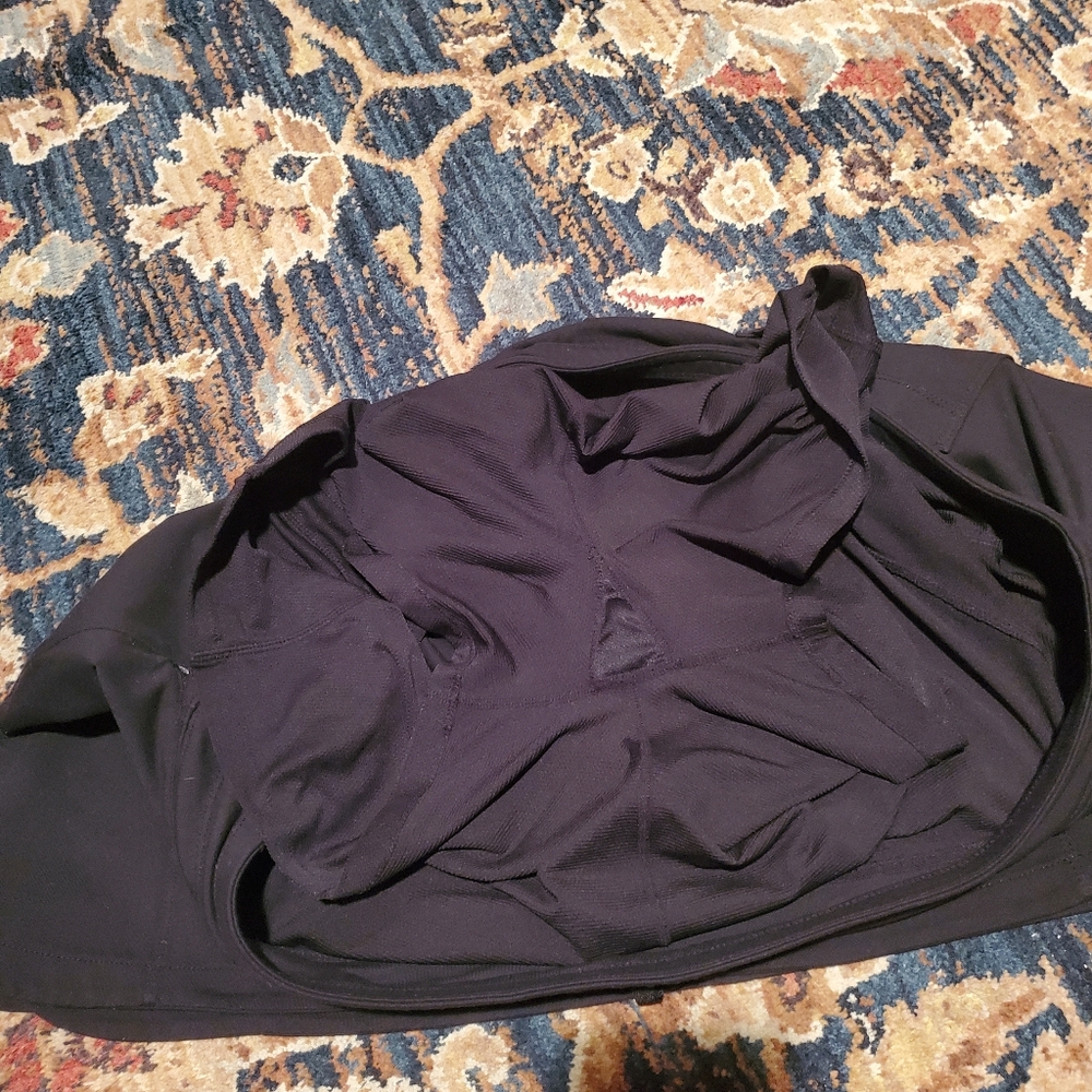 Athleta Black Athletic Mini Skort with Zip Pockets Sz XXL. - Picture 3 of 11